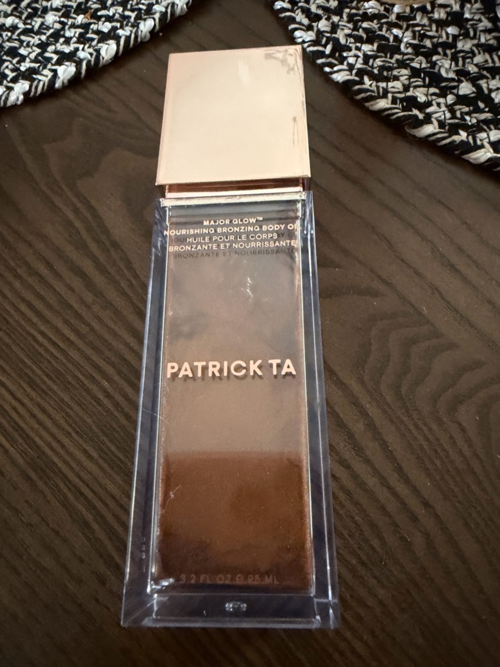 Patrick TA Bronzing Body Oil in Bronze with Rose Gold Cap